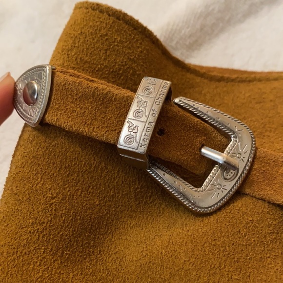 NWOT Genuine suede boots - Picture 2 of 7